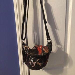 Sak Roots - fold over crossbody bag